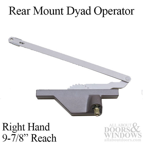 Dyad Operator, Rear Mount, 5 inch hole spacing, 9-7/8 Reach, RH - Dyad Operator, Rear Mount, 5 inch hole spacing, 9-7/8 Reach, RH