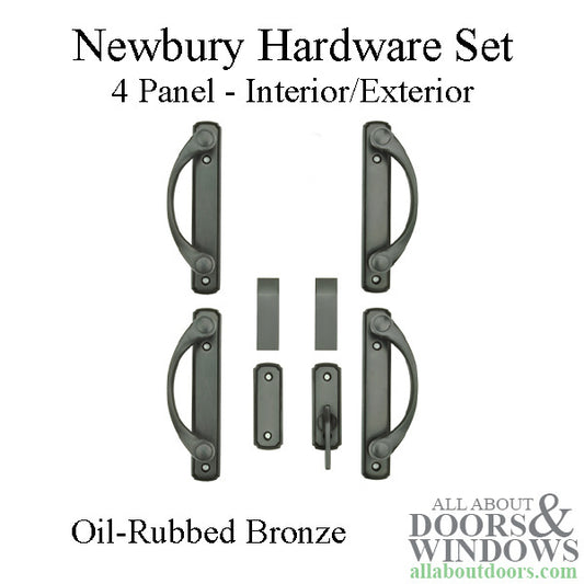 Andersen Newbury 4 Panel Gliding Door Hardware Set - Oil Rubbed Bronze