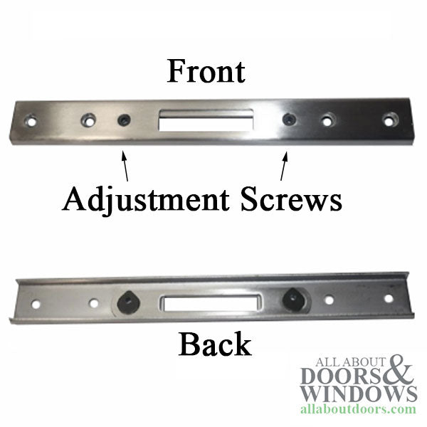 P3000 Hook or Tongue Raised Strike Plate with Adjustable Width - P3000 Hook or Tongue Raised Strike Plate with Adjustable Width