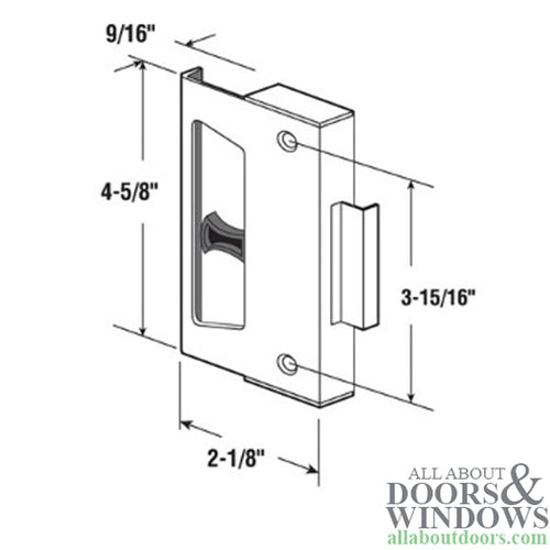 Screen Handle - Clamp Type - Black - Screen Handle - Clamp Type - Black