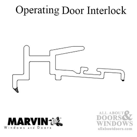 Marvin Interlock Weatherstrip Operating Panel Beige