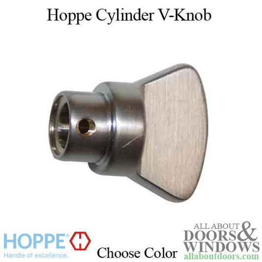 Hoppe V-Knob, New Style for Non-Logo Cylinder