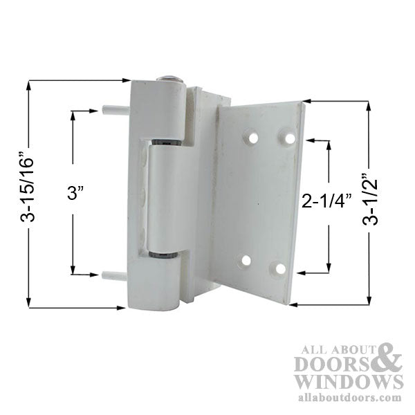 uPVC Door Hinge - White or Brown - uPVC Door Hinge - White or Brown