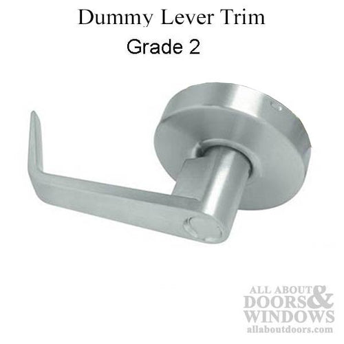 Grade 2, Dummy Lever, Rigid Pull, No Latch - (26D) Satin Chrome - Grade 2, Dummy Lever, Rigid Pull, No Latch - (26D) Satin Chrome