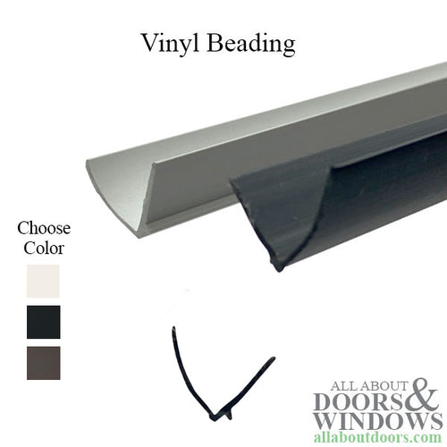 Vinyl Glazing Beading, for vinyl , metal, wood Windows, 6 ft - Choose Color - Vinyl Glazing Beading, for vinyl , metal, wood Windows, 6 ft - Choose Color