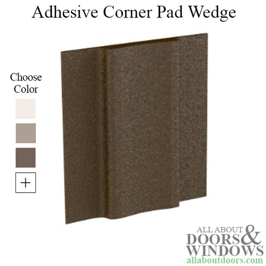 Endura Simple Solution Adhesive Corner Pad Wedge with double Lip