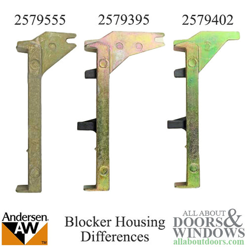 Andersen Blocker Latch, Metal  OUTSWING Doors  1998-2003 - Andersen Blocker Latch, Metal  OUTSWING Doors  1998-2003