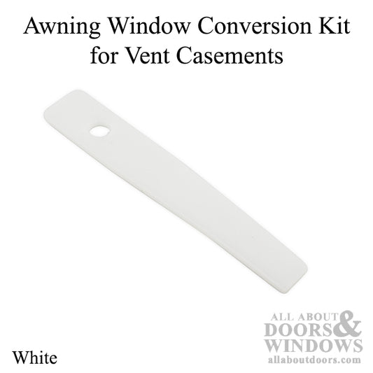 Pella Awning Window Conversion Kit for Vent Casements, Nylon - White