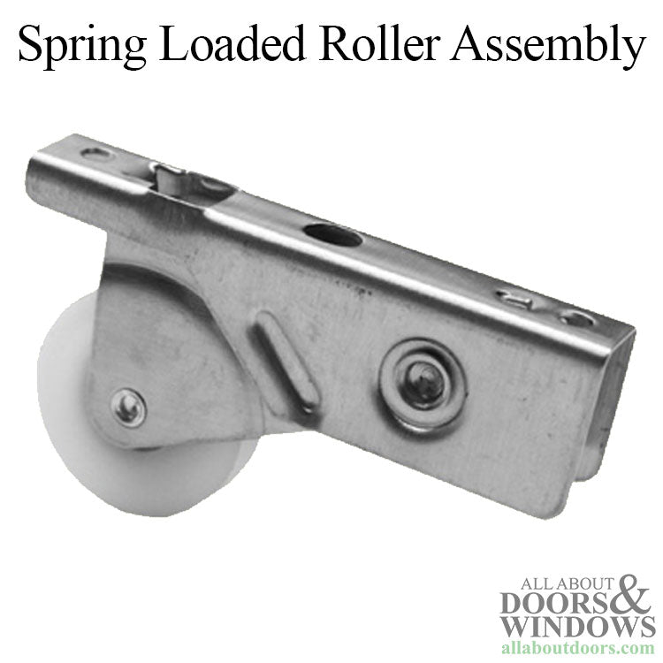 DISCONTINUED Roller Assembly with 1 Inch Nylon Wheel for Sliding Screen Door - DISCONTINUED Roller Assembly with 1 Inch Nylon Wheel for Sliding Screen Door