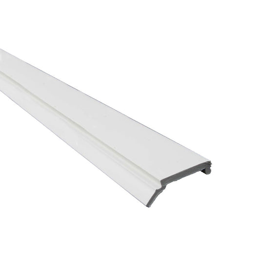 Glazing Bead, 3 line Shape, Rigid Vinyl Milgard Vinyl 14’ - Choose Color