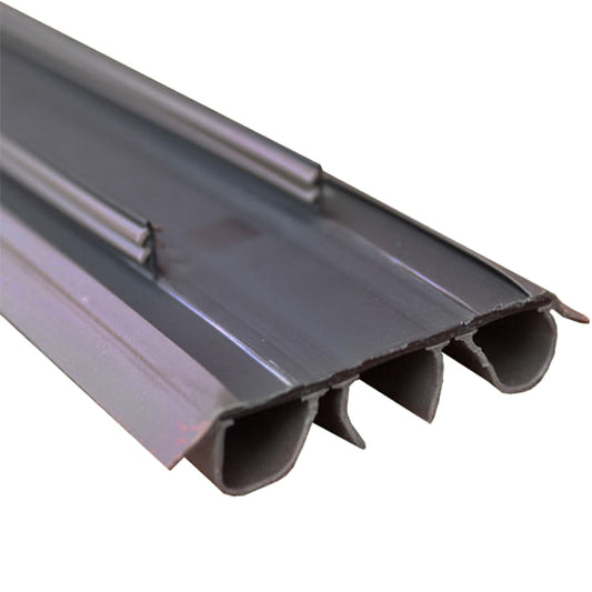 Kerf Applied Dual Bulb & Fin Door Bottom Sweep - Choose Length