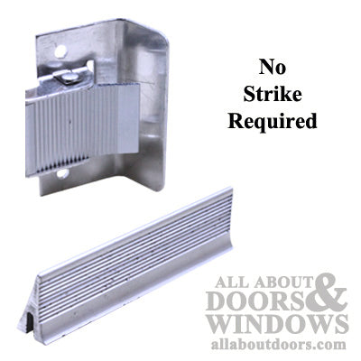 Non-Handed Clamp Style Latch & Pull for Sliding Screen Door - Aluminum - Non-Handed Clamp Style Latch & Pull for Sliding Screen Door - Aluminum