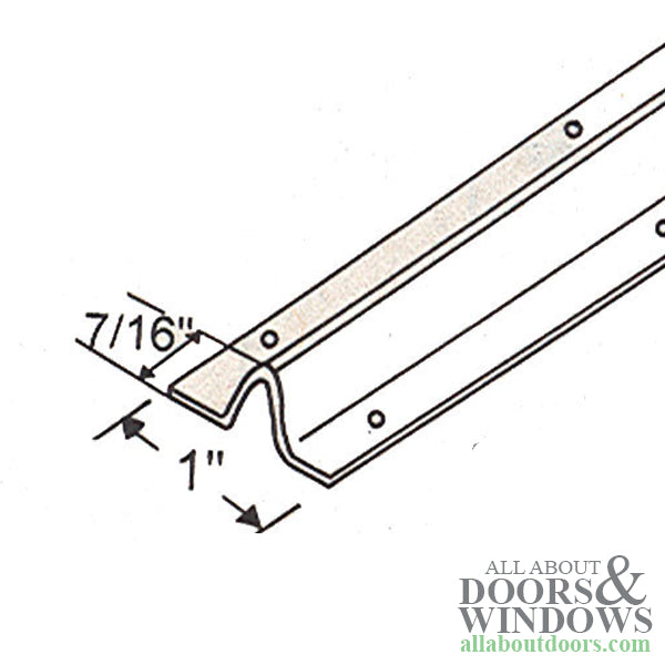 Patio Door Replacement Track 94 Inch Stainless Steel - Patio Door Replacement Track 94 Inch Stainless Steel