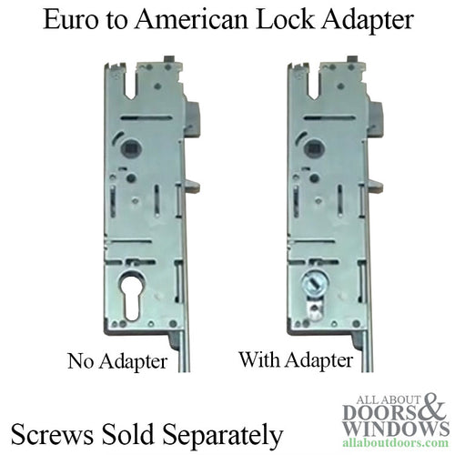 Adapter Insert - Euro Mortise Lock to American Cylinder - Adapter Insert - Euro Mortise Lock to American Cylinder