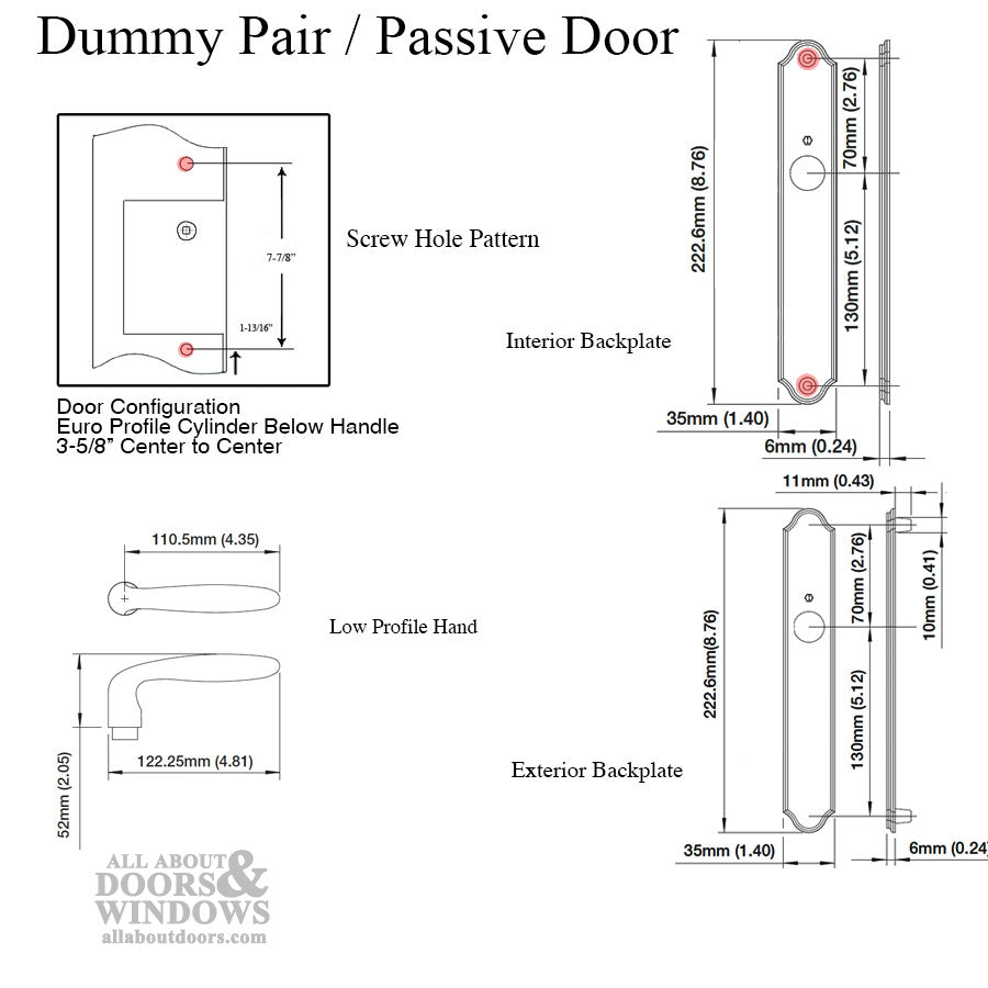 HOPPE Multipoint Lock Handleset, Verona, M151/216N, Solid Brass - Brushed Chrome, Dummy Pair - HOPPE Multipoint Lock Handleset, Verona, M151/216N, Solid Brass - Brushed Chrome, Dummy Pair