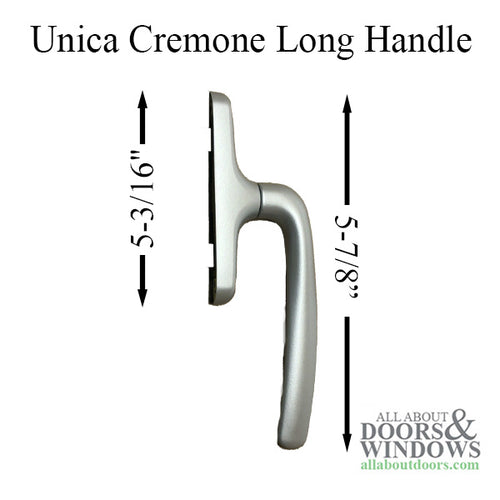 Giesse 01125 Unica Cremone Long Window Handle - Giesse 01125 Unica Cremone Long Window Handle