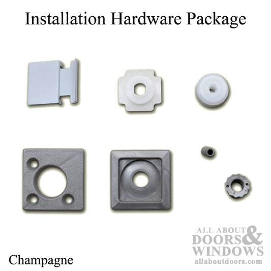 Pella Installation Package for Shade Hardware - Champagne