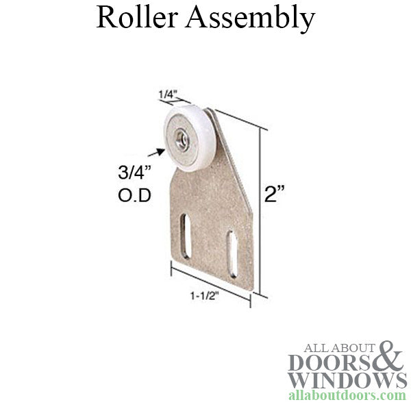 Ball Bearing Roller Wheel Assembly with Bracket 3/4