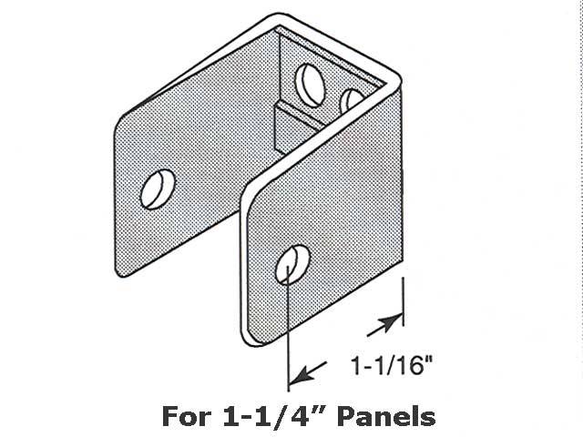 U Shape Wall Bracket for 1.25 Inch Panels - U Shape Wall Bracket for 1.25 Inch Panels