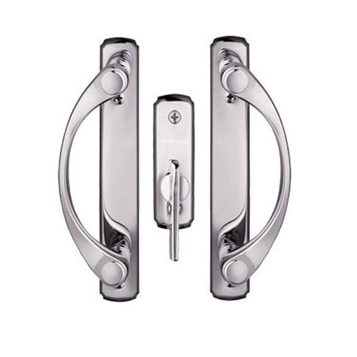 Andersen Newbury 2 Panel Gliding Door Hardware Set Polished Chrome - Andersen Newbury 2 Panel Gliding Door Hardware Set Polished Chrome
