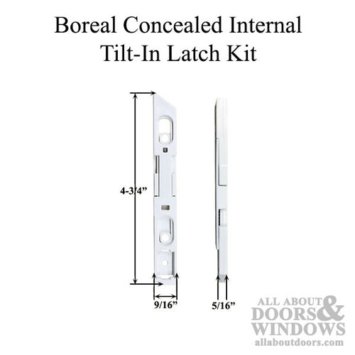 Left Hand Boreal Concealed Internal Tilt-In Latch - Left Hand Boreal Concealed Internal Tilt-In Latch