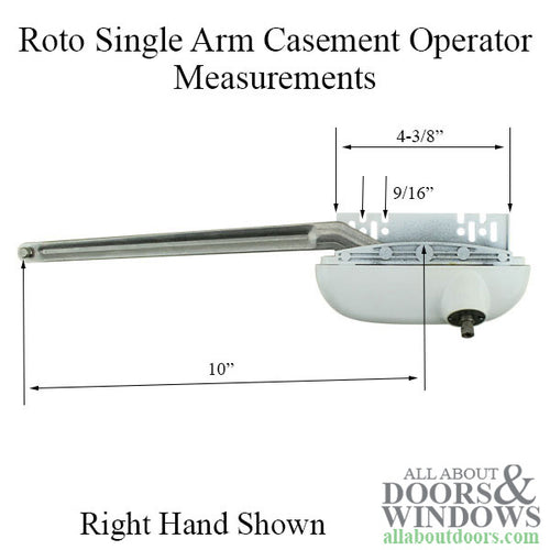 Roto Casement Operator with 10