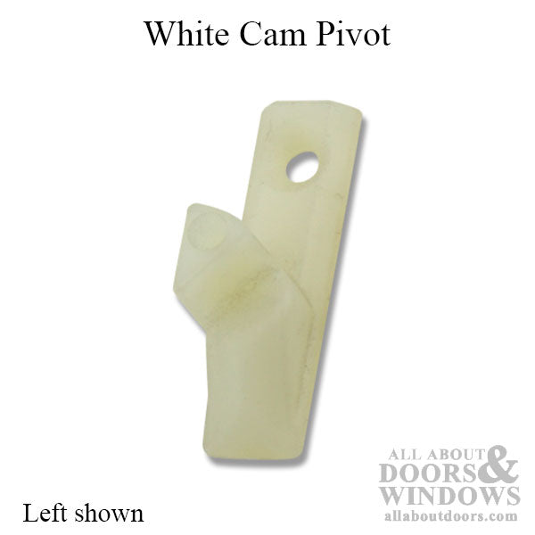 Tilt Window Cam Pivot, White - Left - Tilt Window Cam Pivot, White - Left