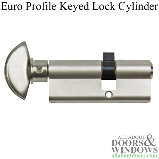 45.5/31.5 Hoppe 90 CES Keyed Euro Cylinder - Choose Color
