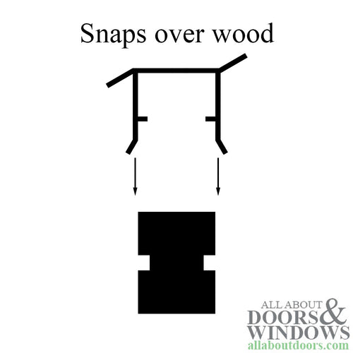 Side and Head Parting Stop for Wood Sliding Glass Doors Weatherstrip 80