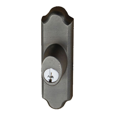 Andersen Window - Frenchwood Gliding Door - Lock Assembly, Encino - RH - Distressed Nickel - Andersen Window - Frenchwood Gliding Door - Lock Assembly, Encino - RH - Distressed Nickel