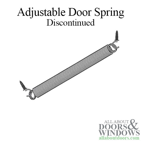 Adjustable Spring for Wood Screen Door - Adjustable Spring for Wood Screen Door
