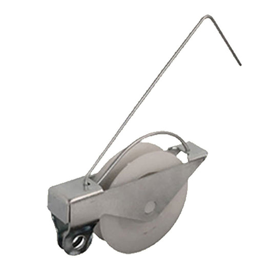 Wire Spring Tension Roller Assembly with 1 Inch Nylon Wheel for Sliding Screen Door