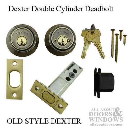 Dexter Old style 4109 Double cylinder Deadbolt 2-3/8 Latch - Dexter Old style 4109 Double cylinder Deadbolt 2-3/8 Latch