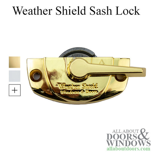 Weather Shield Logo EntryGard II Cam Window Sash Lock Left Hand - Weather Shield Logo EntryGard II Cam Window Sash Lock Left Hand