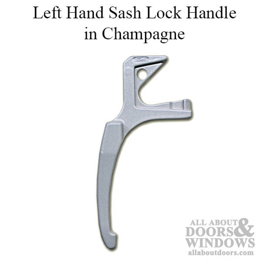 Sash Lock Handle - Left Hand - Choose Color