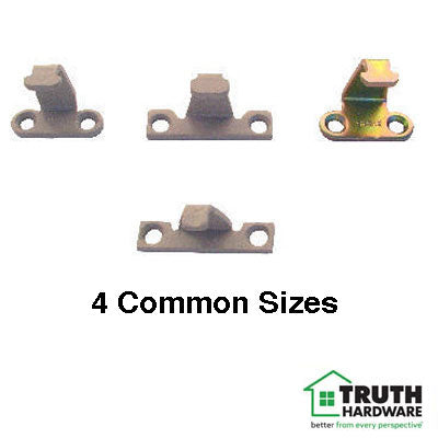 Sash Lock  Keeper, Truth  1-3/8 inch Screw Hole - Sash Lock  Keeper, Truth  1-3/8 inch Screw Hole