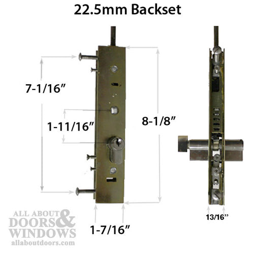 Discontinued - Certainteed Sliding Door Lock - Euro Style - Choose Color - Discontinued - Certainteed Sliding Door Lock - Euro Style - Choose Color