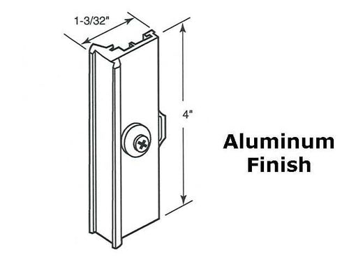 Latch and Pull - Vinyl and Aluminum Sash Hardware, Extruded Aluminum - Aluminum - Latch and Pull - Vinyl and Aluminum Sash Hardware, Extruded Aluminum - Aluminum
