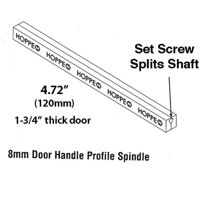 Spindle, 120mm for HLS 9000, 1-3/4