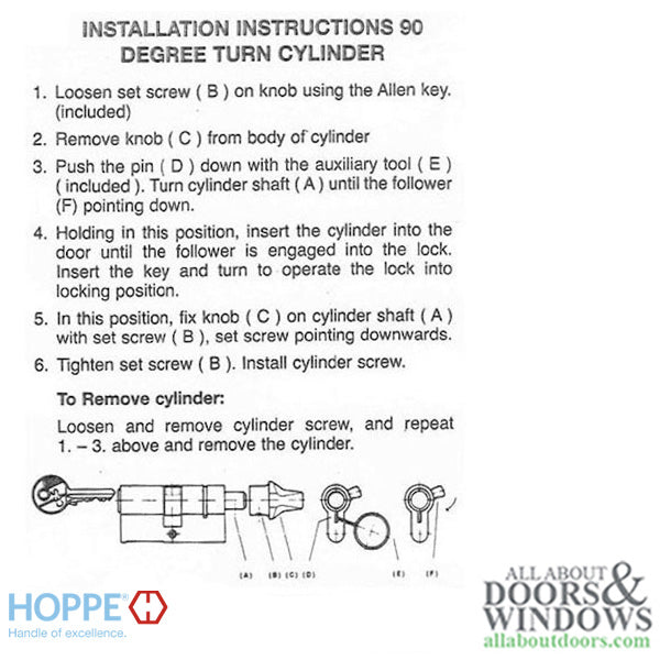 35.5/ 45.5 CES 90 Euro profile cylinder lock Offset - White - Discontinued - 35.5/ 45.5 CES 90 Euro profile cylinder lock Offset - White - Discontinued
