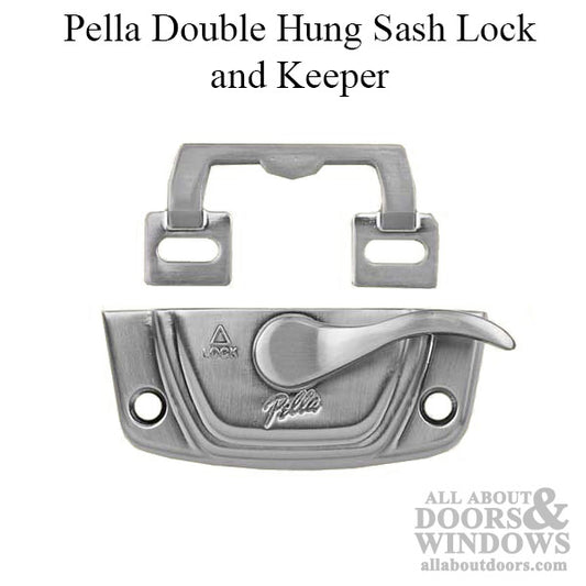 Pella Double Hung Sash Lock and Keeper - Choose Color