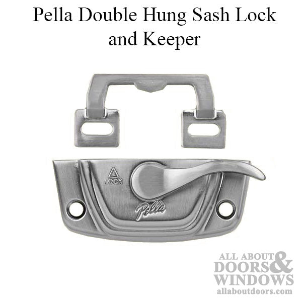 Pella Double Hung Sash Lock and Keeper - Choose Color - Pella Double Hung Sash Lock and Keeper - Choose Color