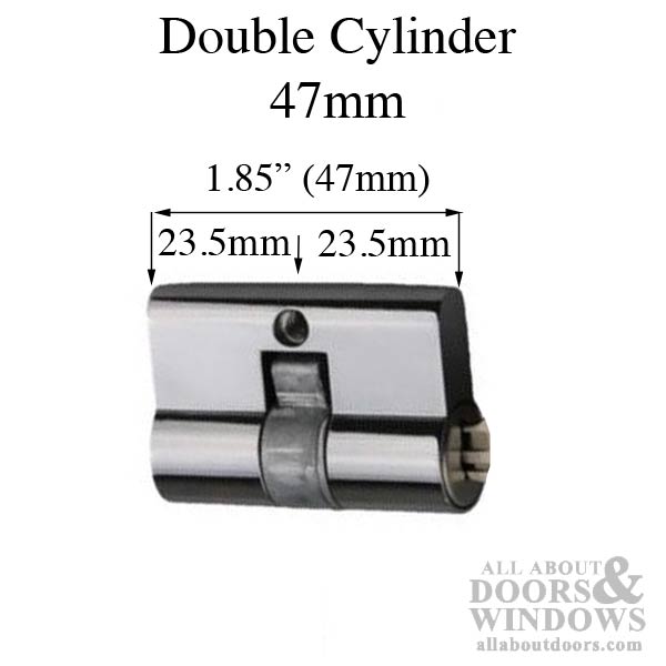 Whitco Euro Type Wafer Disc Keyed Double Cylinder - Whitco Euro Type Wafer Disc Keyed Double Cylinder