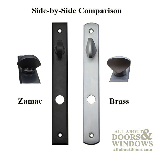 G-U Allegro Handle & 30mm Plate, Dummy, No Key, No Thumbturn (Handles DO NOT Move) Choose Color - G-U Allegro Handle & 30mm Plate, Dummy, No Key, No Thumbturn (Handles DO NOT Move) Choose Color