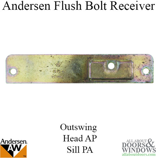 Flush  Bolt Receiver - Head PA/  Sill AP