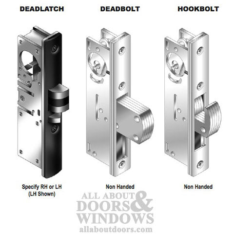 Deadbolt Lock, 31/32 Inch Backset w/ Radius  Faceplate - 2 colors - Deadbolt Lock, 31/32 Inch Backset w/ Radius  Faceplate - 2 colors