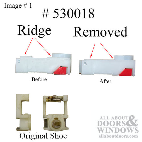 Pivot Lock Balance Shoe, 1-1/4 x 2-1/32 x 5/8, Rolox / Thermal-Gard - Pivot Lock Balance Shoe, 1-1/4 x 2-1/32 x 5/8, Rolox / Thermal-Gard