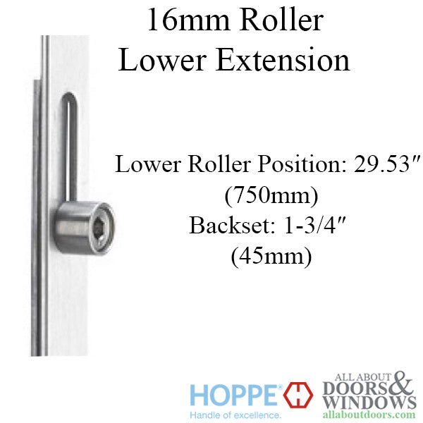 16mm Manual Gear, 45/92, Roller @ 29.53