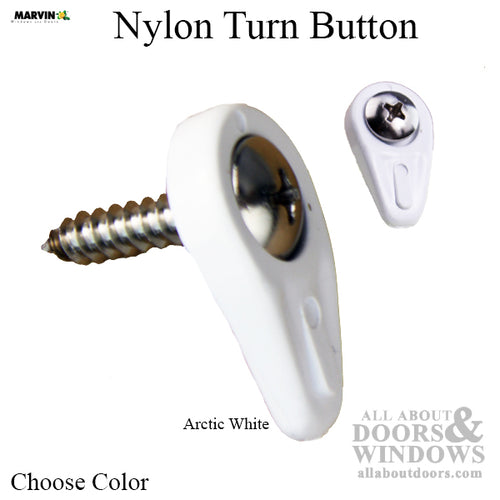 Marvin Nylon Turn Button for Energy Panels - Choose Color - Marvin Nylon Turn Button for Energy Panels - Choose Color