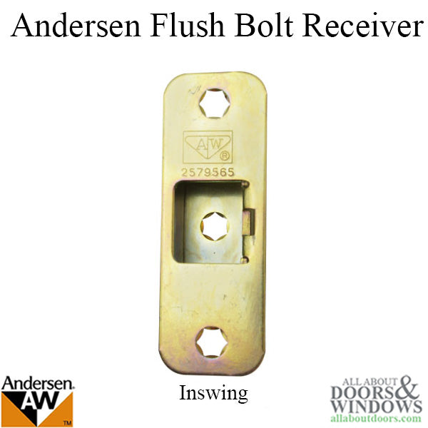 Receiver, Flush Bolt 1990 - 1993 FWH - Inswing - Receiver, Flush Bolt 1990 - 1993 FWH - Inswing